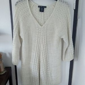 United States Sweaters Long White Sweater